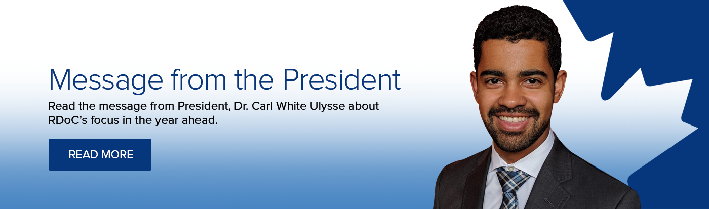 Message from 2022/2023 President Dr. Carl White Ulysse